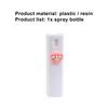 Transparent Perfume Bottle Reusable Durable High Pressure Spray Crown Shape