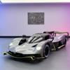 1/24 Aston Martin Valkyrie Alloy Sports Car Model Diecast Metal Track Racing Vehicles Car Model Simulation Sound and Light Childrens Toy Gift