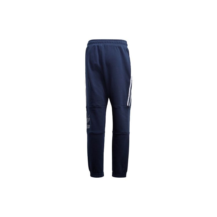 Adidas Originals Trefoil Outline Pants Casual Sportswear Men Bottoms Blue DH5791