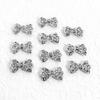 10 шт., украшения для ногтей из сплава, полый бант, сверкающий дизайн, маникюр, стразы для очаровательных ногтей