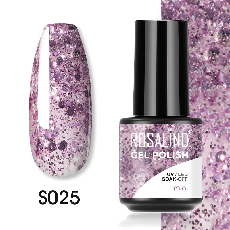 Гель-лак для ногтей ROSALIND, замачиваемый УФ-светодиодный гель-лак, полуперманентный гель-лак для ногтей для дизайна ногтей