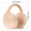 Adjustable Foldable Autumn And Winter Solid Color Women Earmuffs Ear Cover Earflaps