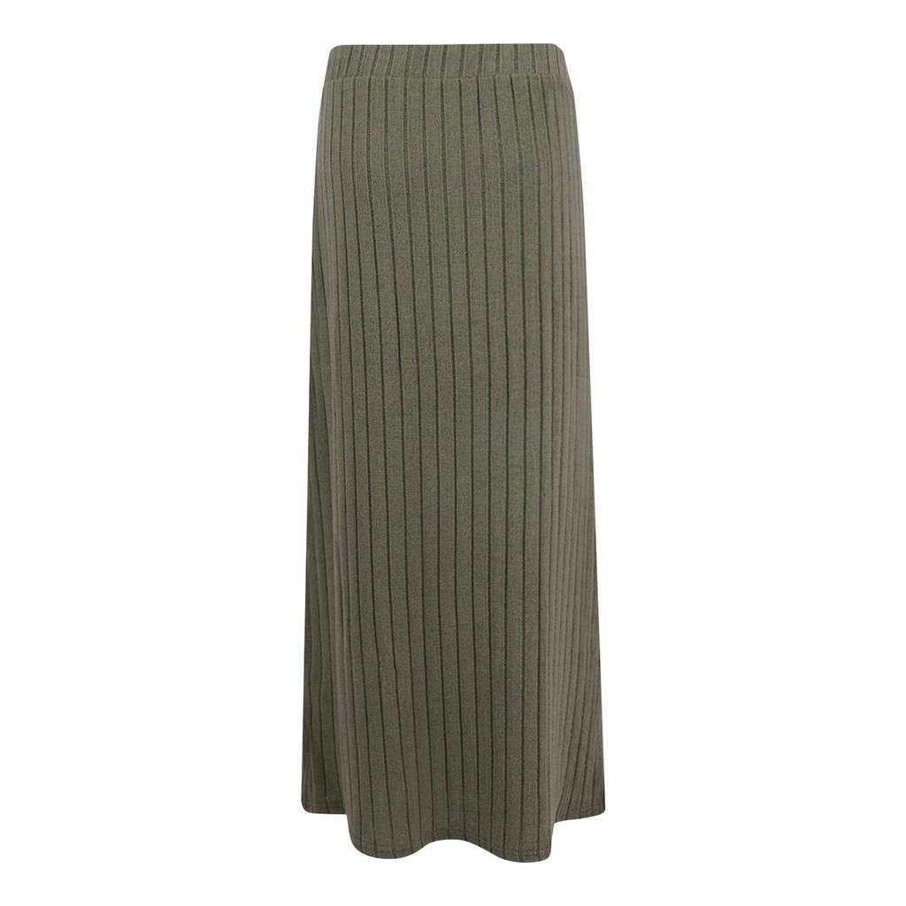 Новая летняя тонкая вязаная юбка с высокой талией и боковым разрезом для женских брюк