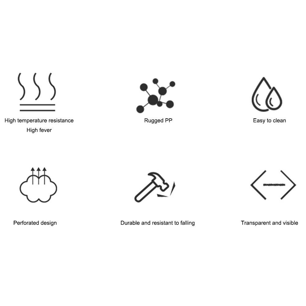 10-дюймовый прозрачный чехол для защиты от брызг в микроволновой печи, пластиковый, с ручкой и вентиляционным отверстием (белый)
