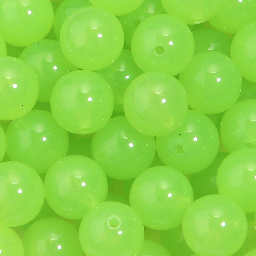 20pcs/lot 16mm Jelly Colored Acrylic Beads Loose Spaced Round Beads For Jewelry Making DIY Charms Bracelet Necklace Accessories