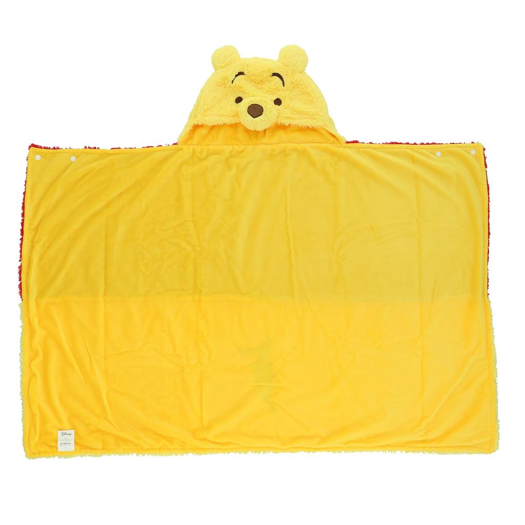 Marushin Hooded Disney Winnie the Honey Winter Product 2245035700 Blanket, Pooh, Hood, Cute, Fluffy, Stylish, Warmer, Number