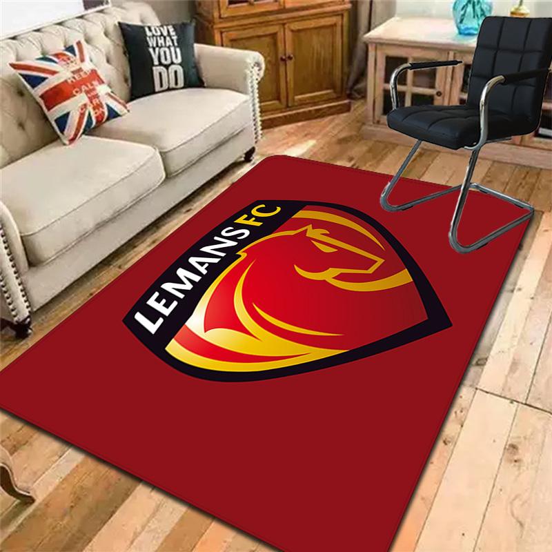 Le Mans Pattern Rug Floor Mat for Living Room or Bedroom Soft and Comfortable Carpet a Gift for Birthday and Holiday.