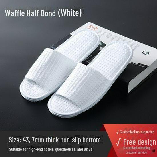 Luxury Disposable Slippers: Plush Coral Fleece, Non-Slip, Ideal for Home, Homestays, and Guest Comfort