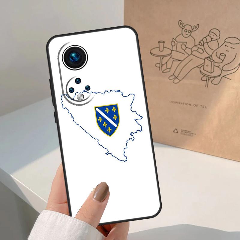 Чехол с флагом Боснии для Honor Magic 8 5 6 7 Pro Для Honor 400 200 Lite 50 70 90 X8c X8b X9a X9b X9c X9d Win