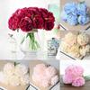5 Head Big Peony Artifcial Silk Fake Flower Home Display Wedding Decor Bouquet