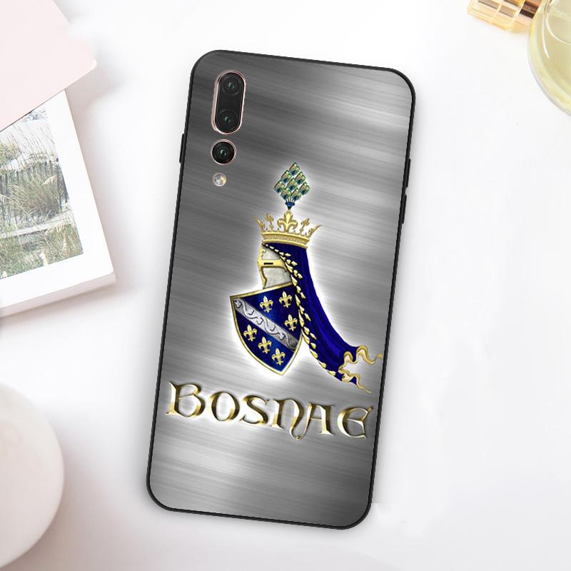 Bosna i Hercegovina Heart For Huawei Nova Y73 Y72 Y90 Y70 Y60 Y91 Y61 12s 12i 11i 8i 9 10 SE P60 P30 Pro P40 Lite Case