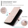 Luxury Grid Double Layer Card Slots Wallet Case for Samsung Xiaomi Redmi iPhone OPPO VIVO Wristband Leather Flip Case