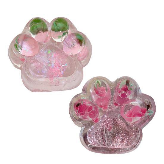 1/2 шт., розовая клубника, кошачья лапка, игрушка для снятия стресса, виноград, кошачья лапка, сжимающая щипок, сенсорная игрушка для детей и взрослых, мягкий мячик TPR, игрушка-коготь для снятия стресса