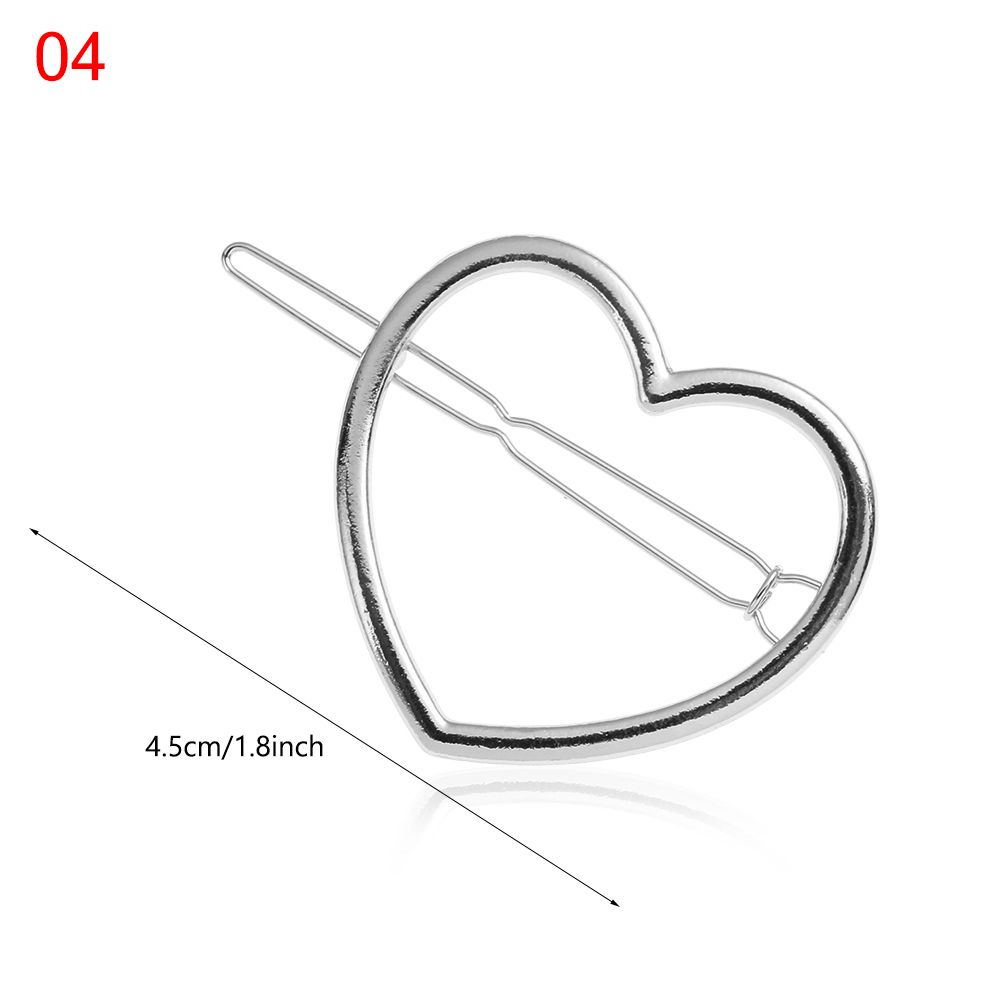 Hair Styling Barrettes Metal Hairclips Star Heart Hair Pins Knot Hair Clip Geometric Hairpins