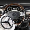 AAUX1 New 52/57mm ABS Car Steering Wheel Emblem Sticker Accessories Mercedes Benz AMG GLC CLA GLK W166 W203 W206 W246 W176 W177 W205