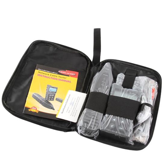 Тестер проводов ЖК-дисплей Технология определения местоположения кабеля АБС POE Тестер проводов для трассировки кабелей Ethernet LAN