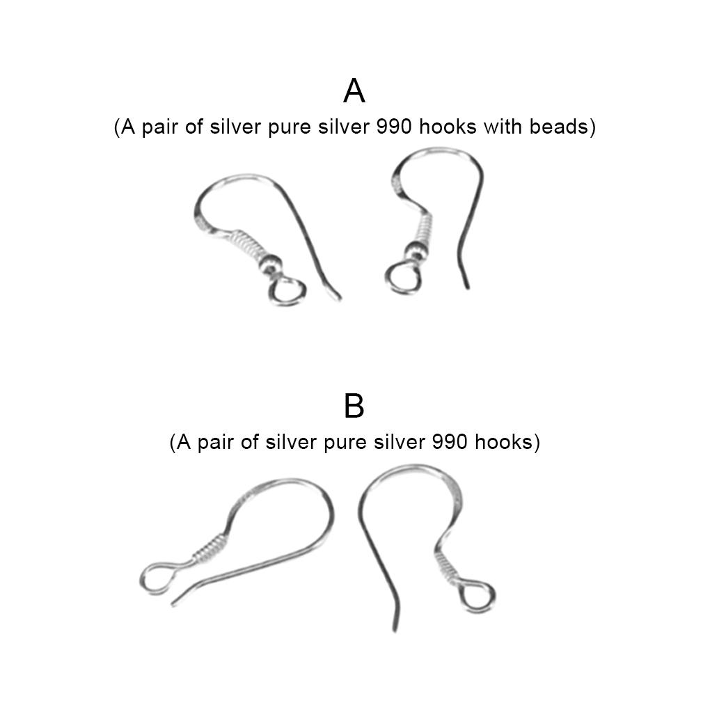 1 пара женских серебряных крючков для серег, модная бижутерия для ушей, фурнитура для изготовления, крючки, аксессуар для дома, профессиональный