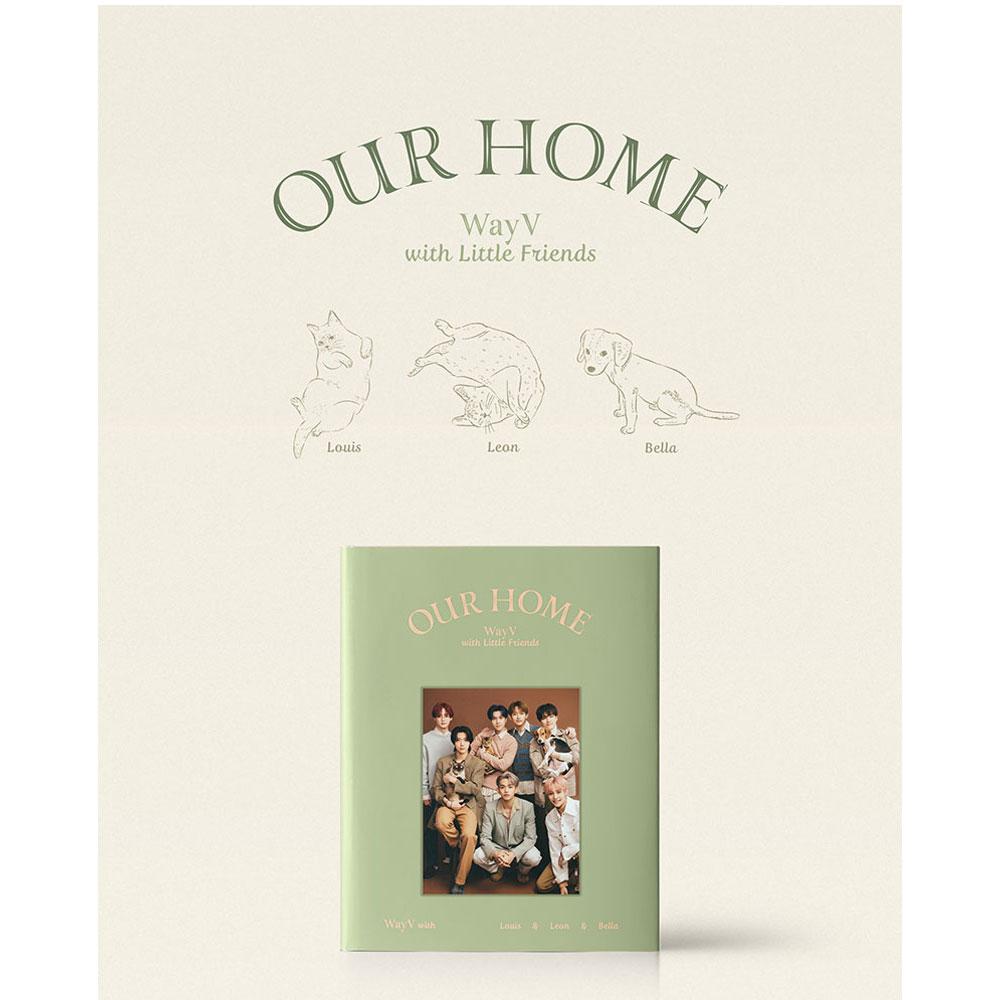 WayV Наш дом: Фотокнига WayV с маленькими друзьями