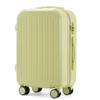 24-Inch Durable Leather Suitcase with Universal Wheels for Men & Women