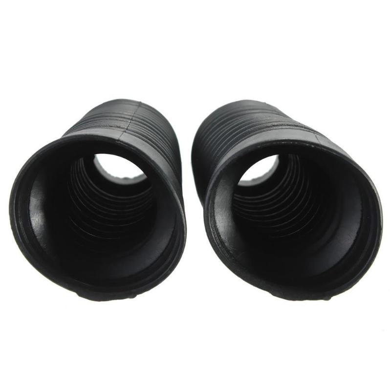 1 Pair 205mm Universal Motorcycle Rubber Front Fork Shockproof Dust Cover Gaiters Gators Boot Shock Protector
