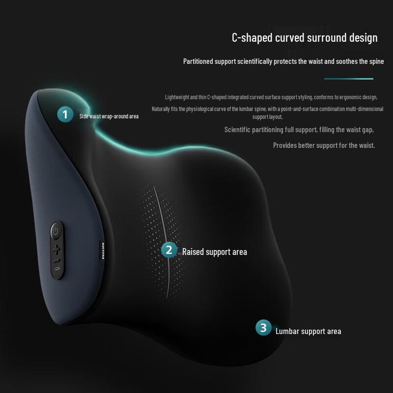 Philips Electric Lumbar Massager Pillow