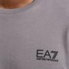 Emporio Armani Мужская футболка с принтом букв EA7, круглый вырез, прямой крой, короткий рукав, серый 8NPT25-PJVPZ-1992