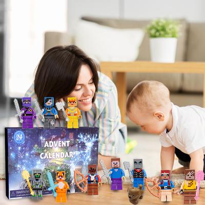 Рождественский календарь-игрушка на 2023 год - календарь обратного отсчета на 24 дня, в комплект входят 24 персонажа, подарки-сюрпризы для детей и поклонников