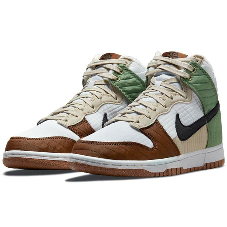 Nike Женские кроссовки Dunk High LX Next Nature Toasty White Summit-White Black DN9909-100
