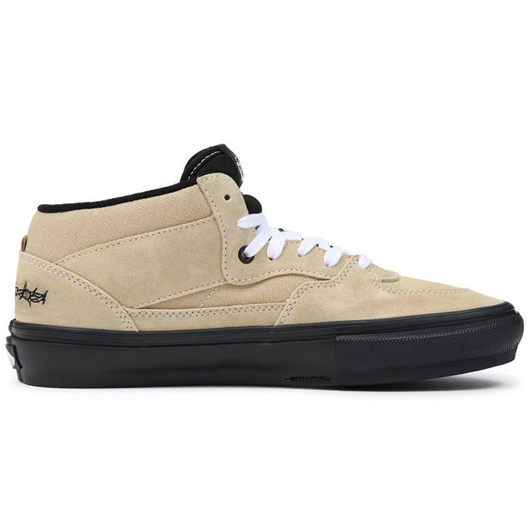 Eliyah Berle x Vans Skate Half Cab Светло-хаки Черные Унисекс Кроссовки Коричневый Хаки VN0A5FCDZF5