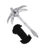 3.2kg Marine Anchor with 20m Rope Portable Folding Carbon Steel Galvanized for Boat Kayak