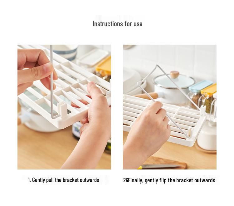 Складная многоярусная кухонная стойка-органайзер