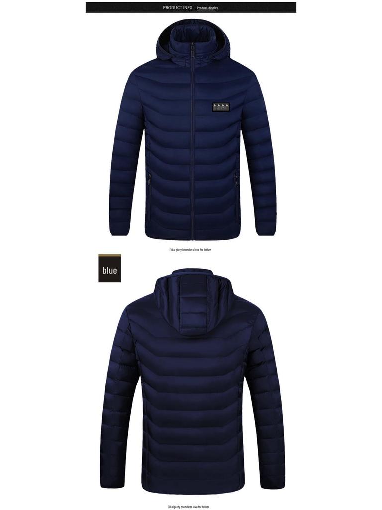 Smart Heated Cotton Jacket - Unisex Outdoor Full Body Warmth with Constant Temperature Control