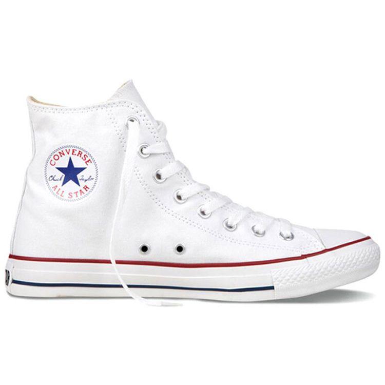 Converse Chuck Taylor All Star Оптический Белый Классический Ретро Повседневный Прочный Высокие парусиновые кроссовки Унисекс 101009C