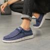 Luxury Men Sneakers Outdoor Walking Platform Sports Cover Wearing Loafers Lightweight Canvas Breathable Casual Luxury Flat Shoes