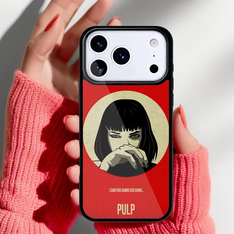 Чехол для телефона «Криминальное чтиво» для iPhone 17 Air 16e 15 14 13 Pro Max Задняя крышка для 12 11 Pro Coque
