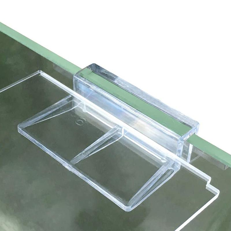 4Pcs Fish Tank Lid Clips Acrylic Support Bracket For Fish Tank 6/8/10/12Mm