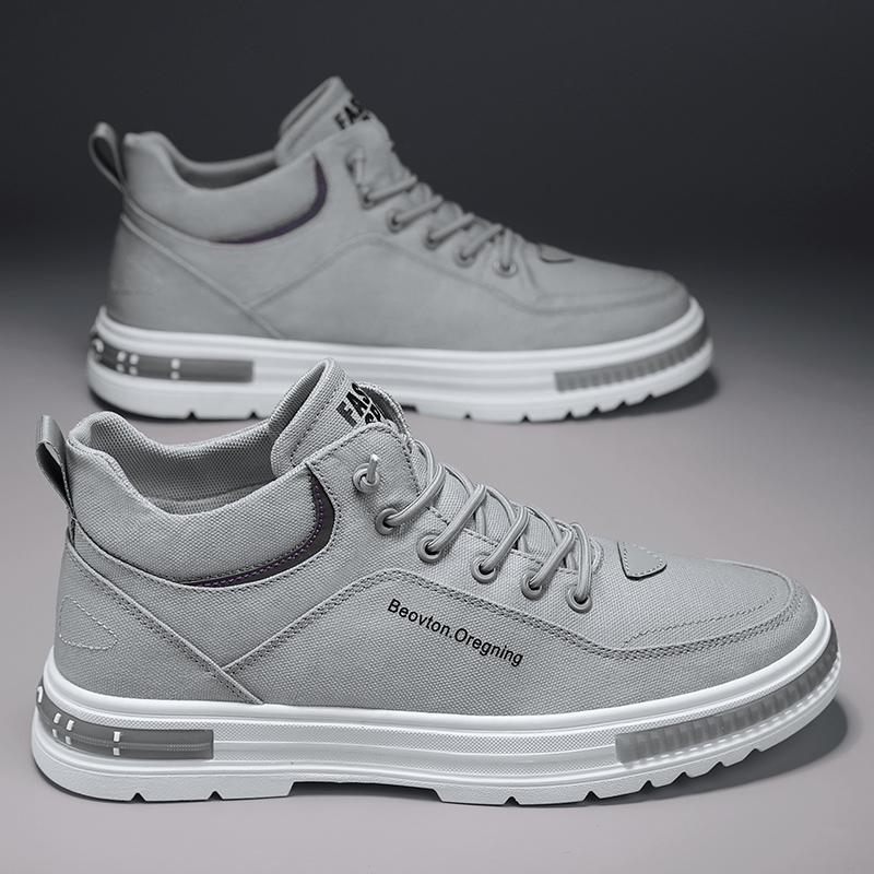 Весна Осень 2024 Мужская рабочая обувь Дизайнерская повседневная обувь на платформе для мужчин Кроссовки Люксовые бренды Короткие ботильоны для мужчин