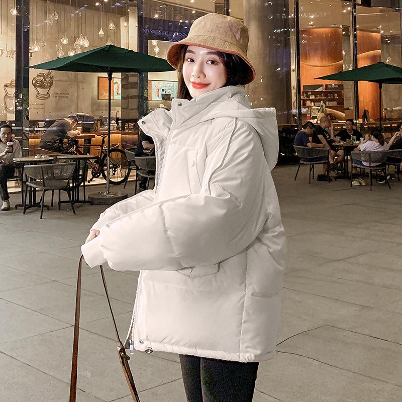Bread Clothes Short 2025 New Autumn and Winter Women's Cotton-padded Clothes Loose Thickened Jacket Cotton-padded Clothes Women's Cotton-padded