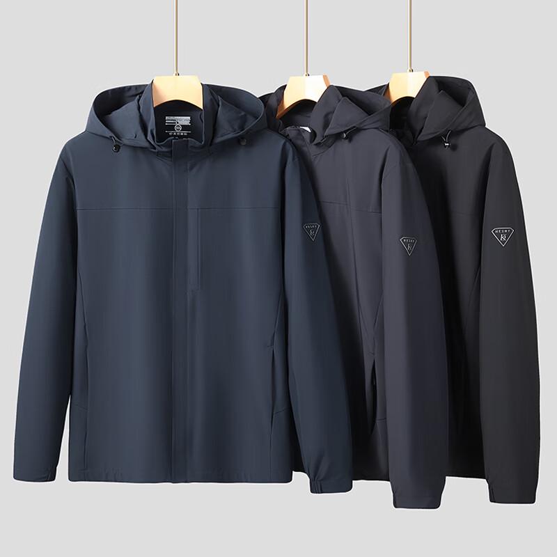 Мужская легкая повседневная спортивная куртка большого размера