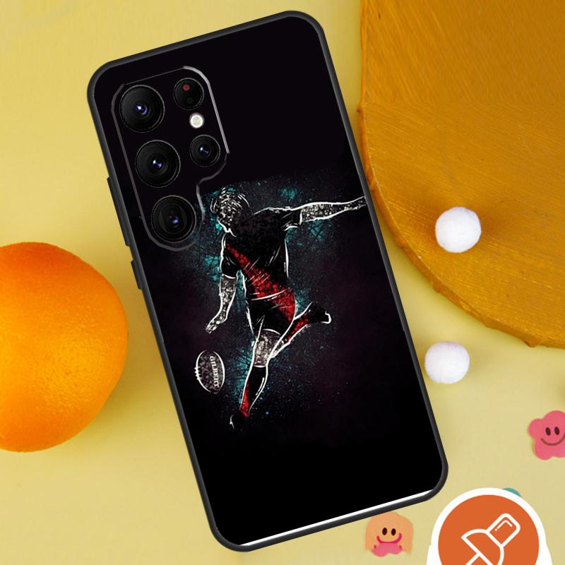 Rugby Phone Case For Samsung Galaxy S25 Ultra S24 S22 S21 Ultra S9 S10 S20 Plus S23 FE Funda Cover