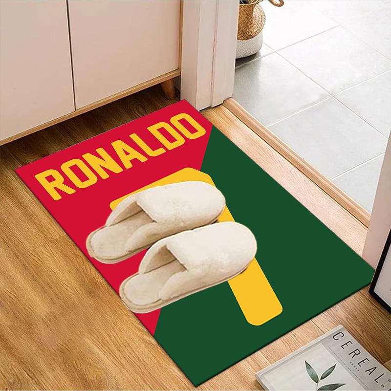 Ronaldo's Number Seven Rug Game Carpet, Floor Mat for Bedroom Living Room Entryway Rug, Home Decor Idea Gift for Christmas birthday