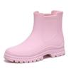 Fashion Waterproof Women's Boots Short Tube Rain Boots Women Versatile Rain Shoes Anti Slip Water Boots