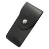 Eyeglasses Case On Belt Compact Wear-Resistant with Snap Button Closure Faux Leather Reading Glasses Case Outdoor Use
