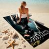 1PC Custom Name Dragon Moment Beach Towel Highly Absorbent And Sand-Resistant Towel for Swimming, Pool, Yoga, And Travel Lightweight