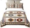 Western Boho Aztec Bedding Set Double Size Ethnic Tribal Arrow Duvet Cover With 2 Pillowcases Southwestern Cowboys