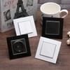 EU Standard White Tempered Glass Panel 2 Gang 2 Way 10A Electrical Home Wall Switch with Led Indicator