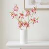 Small Butterfly Orchid Simulation Mini Orchid Real Touch Fake Flower Branch  Outdoor Garden Decor