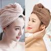 Turban Twist Dry Shower Microfiber Hair Wrap Towel Cap Drying Bath Spa Head KTY