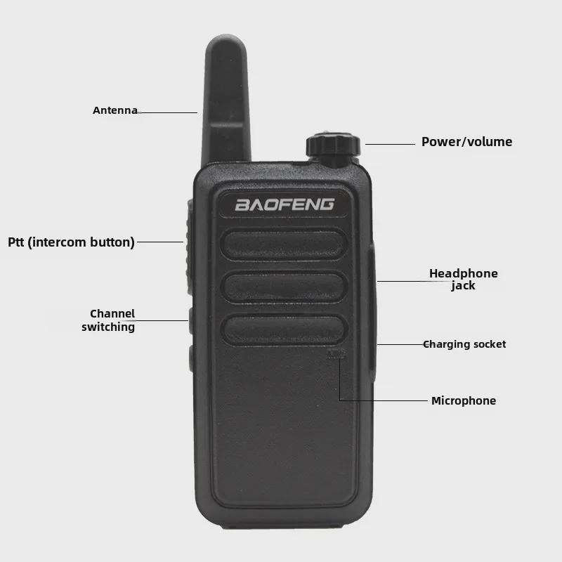 Baofeng-R5 Мини портативный домофон для ресторанов, салонов и отелей (Пара)