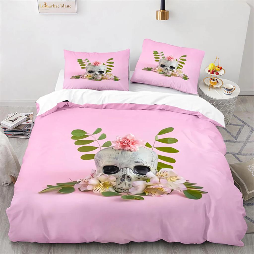Romantic Rose Floral Duvet Cover Microfiber Quilt Cover for Girls Adults Teens Wedding Valentine's Day Bedroom Decorations Queen